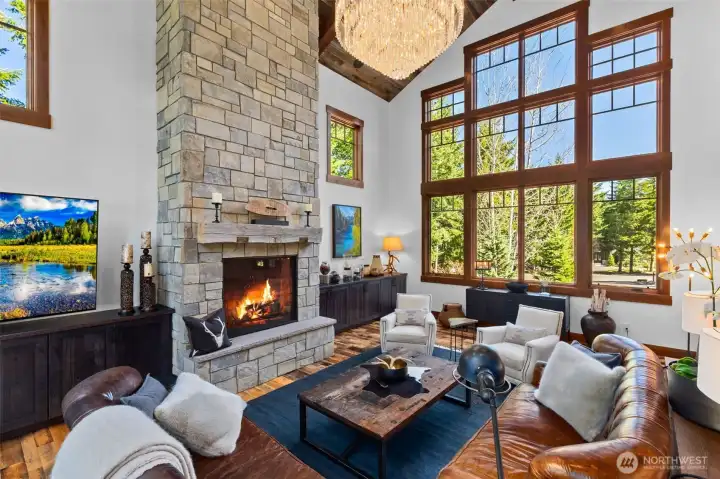 Greet each morning with views out these stunning windows. Greet each morning with views out these stunning windows.