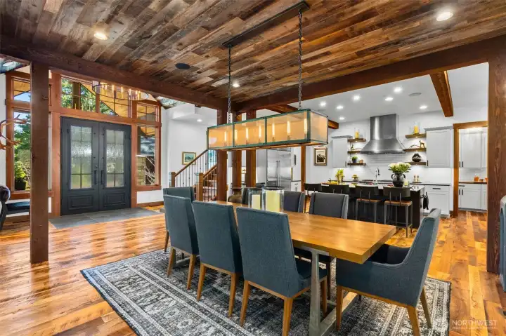 Effortlessly host all your guests in the formal dining room, conveniently located just off the kitchen. Effortlessly host all your guests in the formal dining room, conveniently located just off the kitchen.