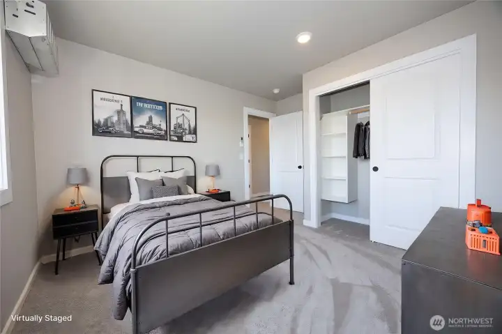 Bedroom #1 Virtually staged