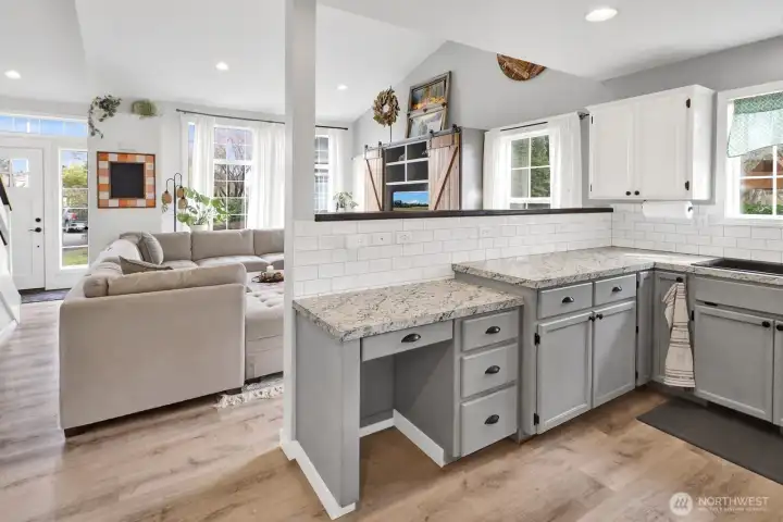 LVP flooring makes clean ups a breeze!