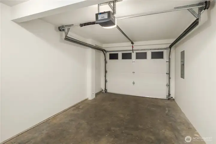 Attached garage - end unit in a 2 unit building.