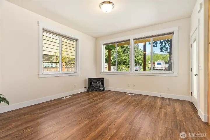 Plenty of windows for lots of light