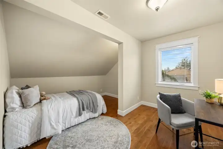 Additional bonus room upstairs.