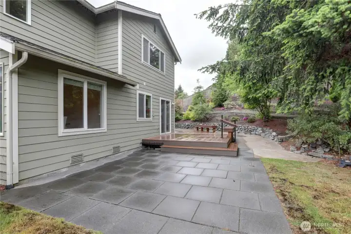 Pavers for easy Maintance.