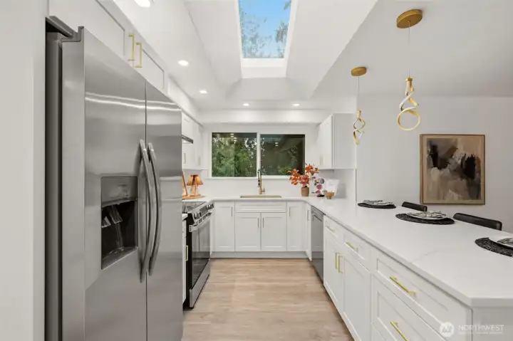 Brand new kitchen on main floor