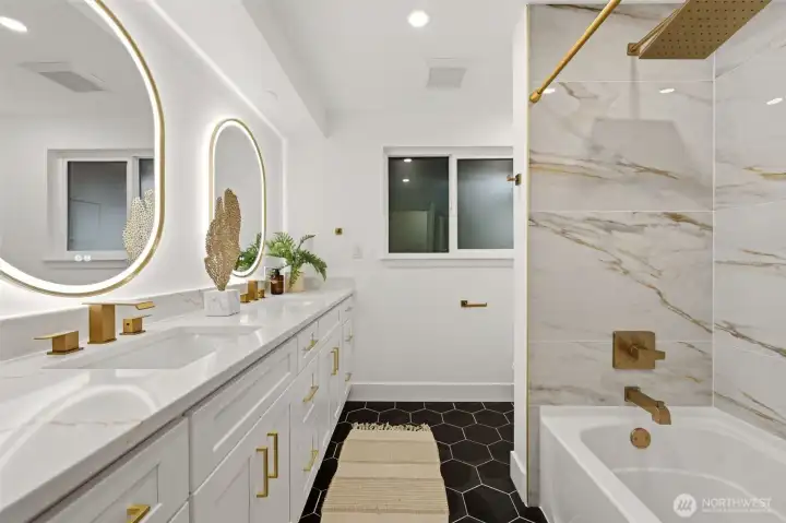 Full bath on main floor