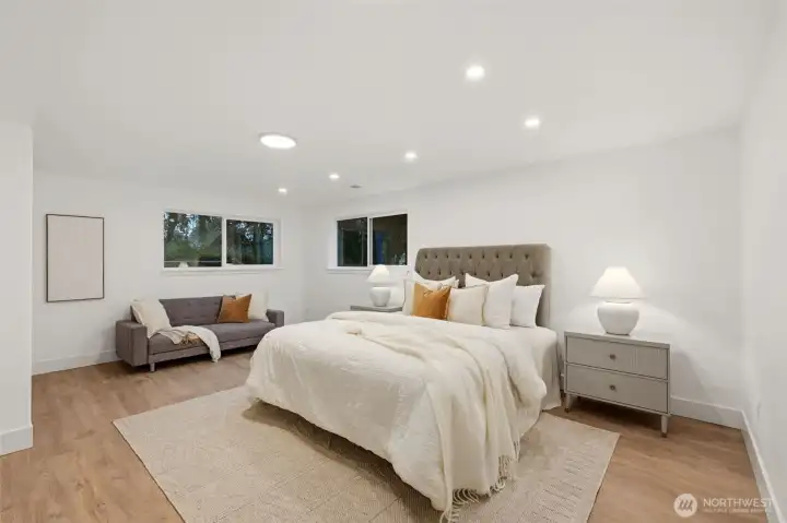 Huge main bedroom downstairs!