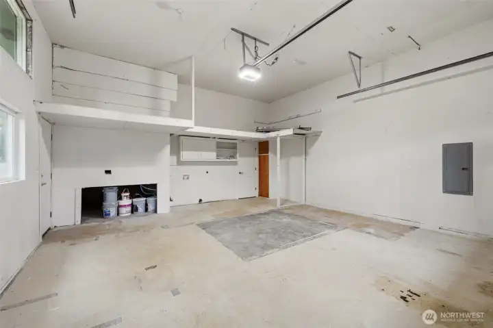 Tons of overhead storage space.