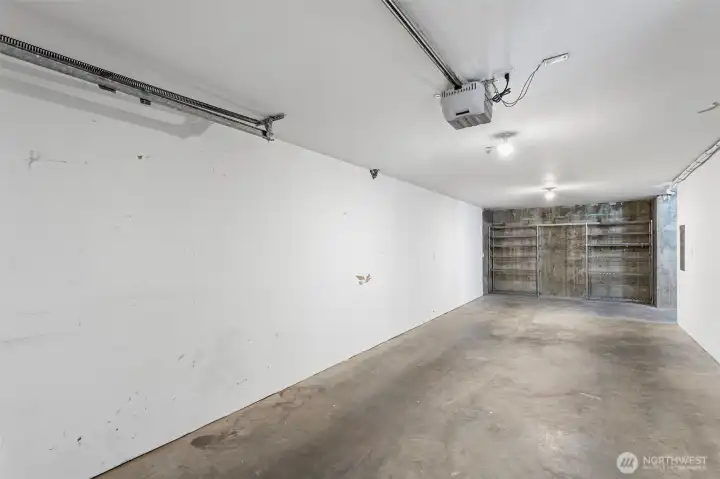 An extra large 2-car tandem garage completes the picture.  There is ample storage in addition to the room for two cars.