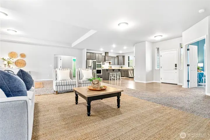 This house is light and bright, and designed for functional and comfortable living.