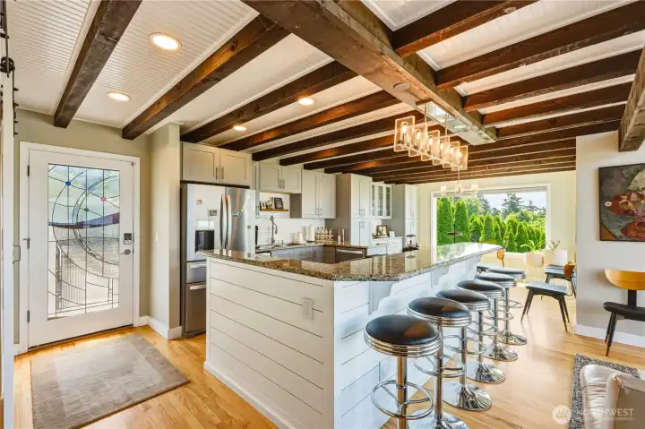 Entrance Leads To The Kitchen And Living Area