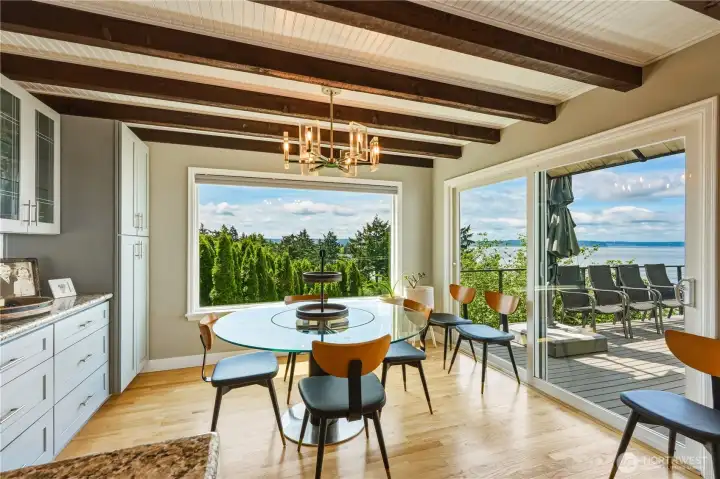 Dining Area Leading To The Deck