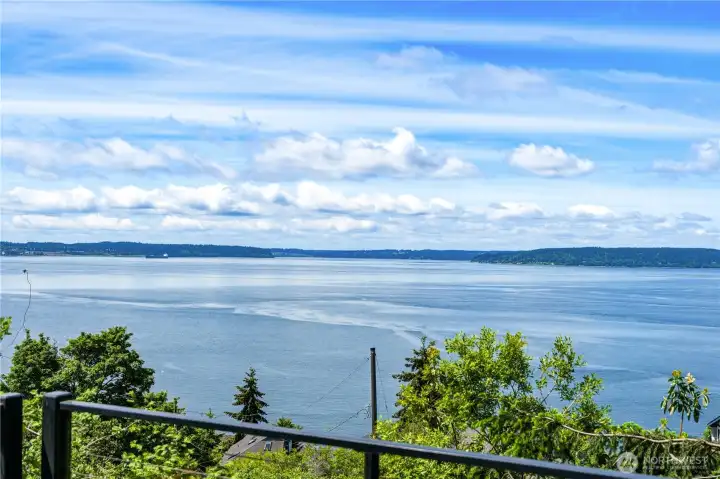 Deck View Of Vashon Island And Tacoma Point Defiance