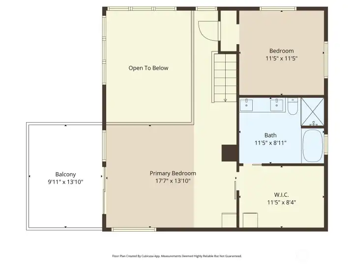 Floor Plan Of Upper Level