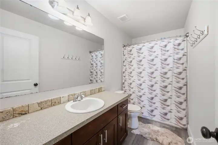 Upstairs full bathroom Upstairs full bathroom
