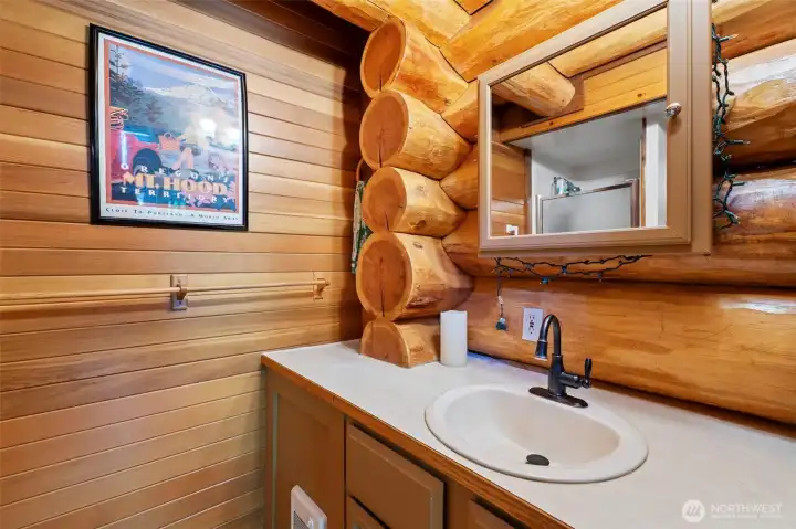 Bathroom is on the main floor.