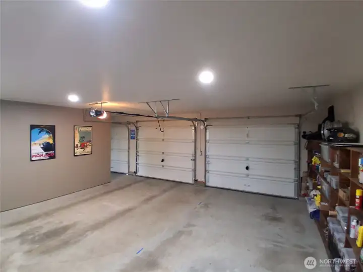 Painted, sheetrock walls.