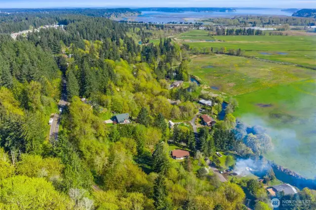 Property sits just above the Nisqually Valley. Besides being a wonderful setting, it's also a great location for commuting, just minutes from I-5 and a short distance to JBLM.,
