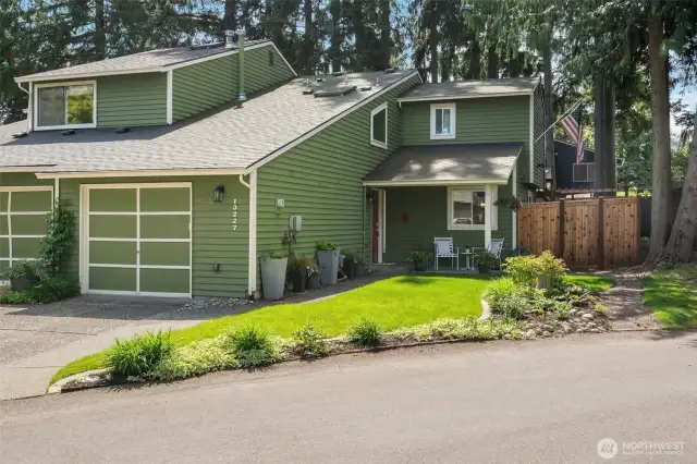 Welcome home! Nice location adjacent to trees and parking area but no immediate neighbors.