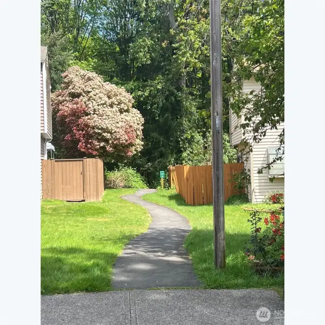 Trails weave throughout the neighborhood.