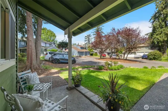 Located at end of cul-de-sac and adjacent to guest parking.