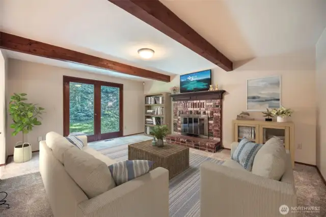 Family room.. imagine furnished
