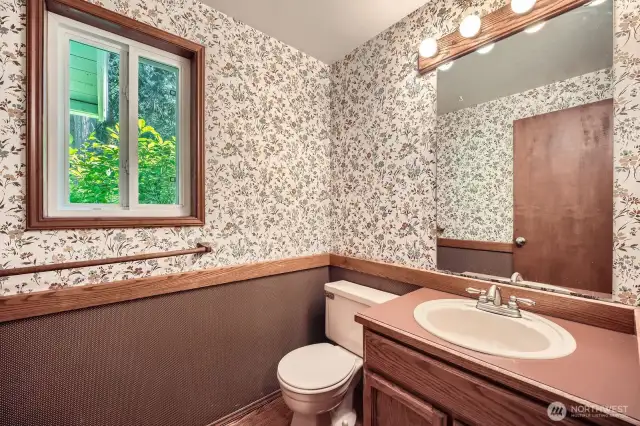 Powder room main floor