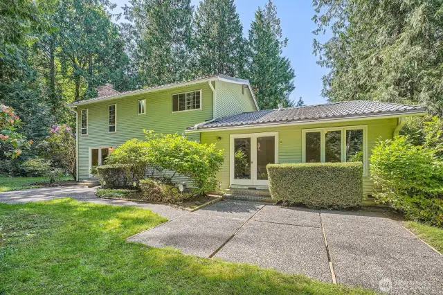 Backyard access from bonus room.
