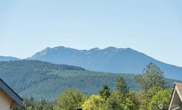 mountain views in front of home