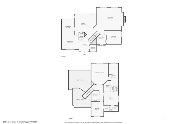 First/Second Floorplans