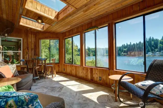 Sunroom/ Solarium located off the dining room.