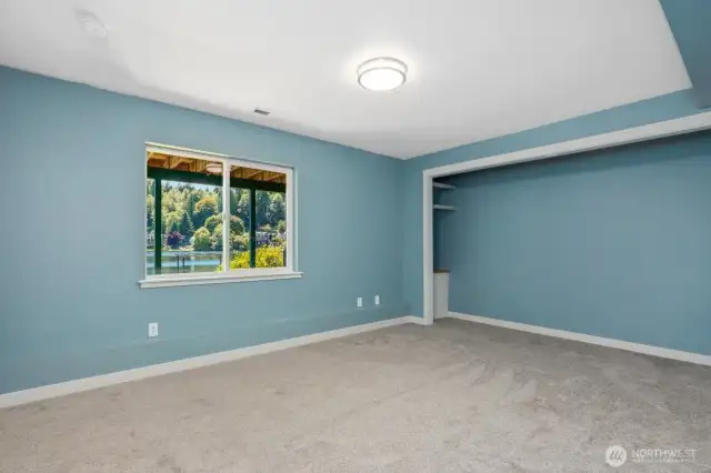 Huge bonus room/bedroom in the basement.