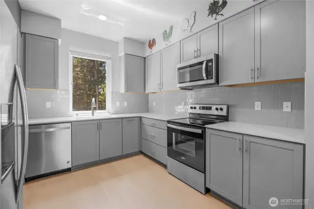 with a Modern Kitchen