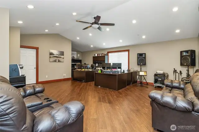 Home-base office or convert to gym.