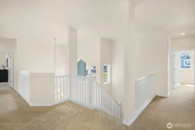 Upstairs landing