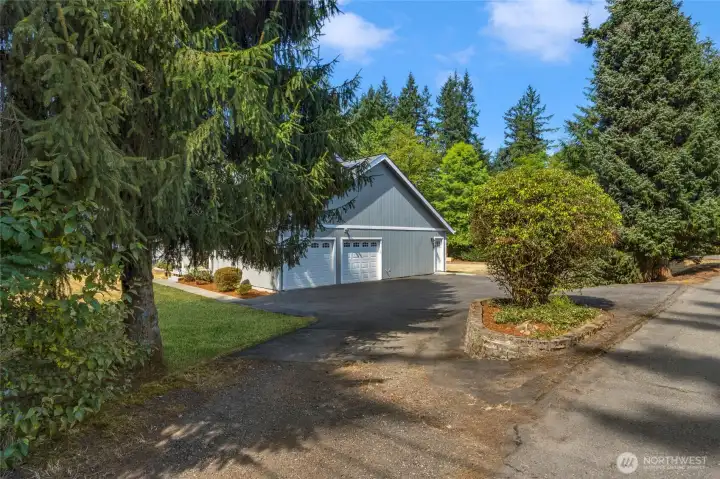 Circular Driveway in front.