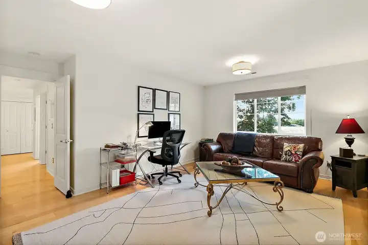 Bonus room looking at it from the alcove