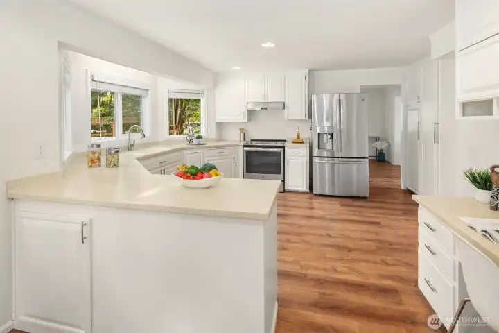 Kitchen with Stainless Appliances