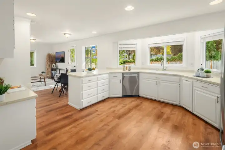 Kitchen with Stainless Appliances