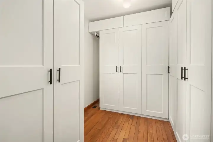 Primary Walk-In Closet with Built-Ins