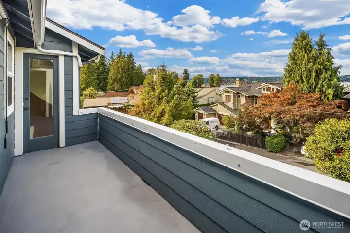 Upstairs Deck