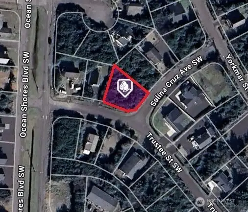 Approximate boundary lines.