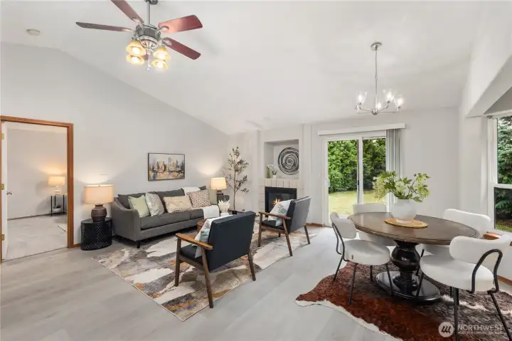 Spacious family room!