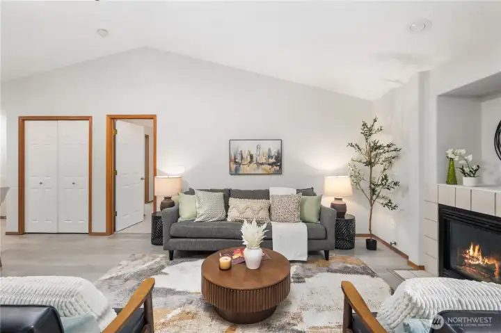 Open-concept layout.