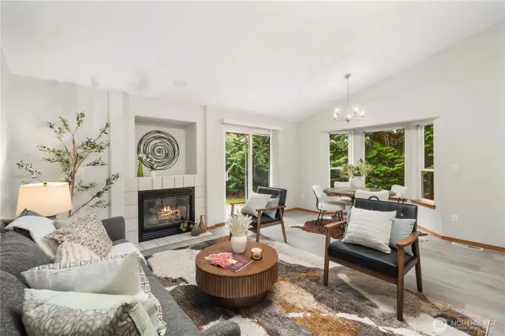 Brand new luxury vinyl plank floors.