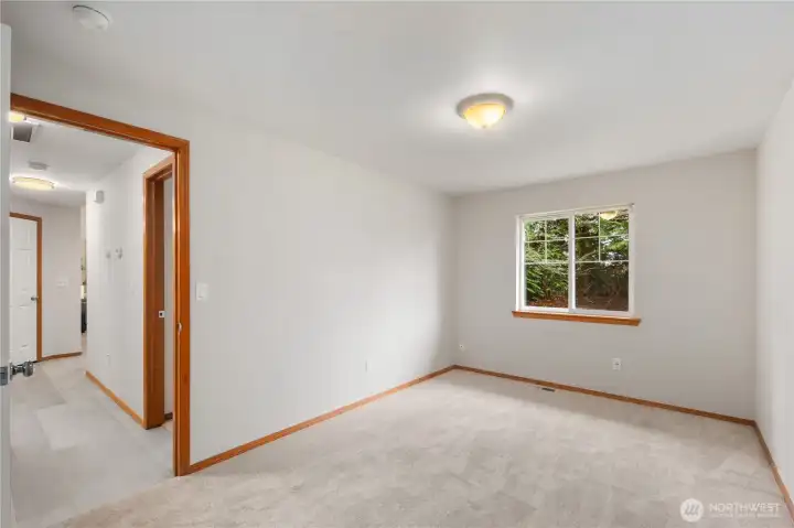 Bedrooms with brand new plush carpet.