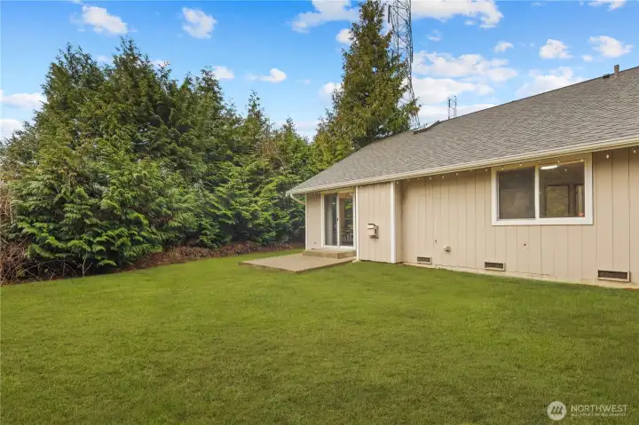 Garden, play, BBQ, and relax in your large backyard