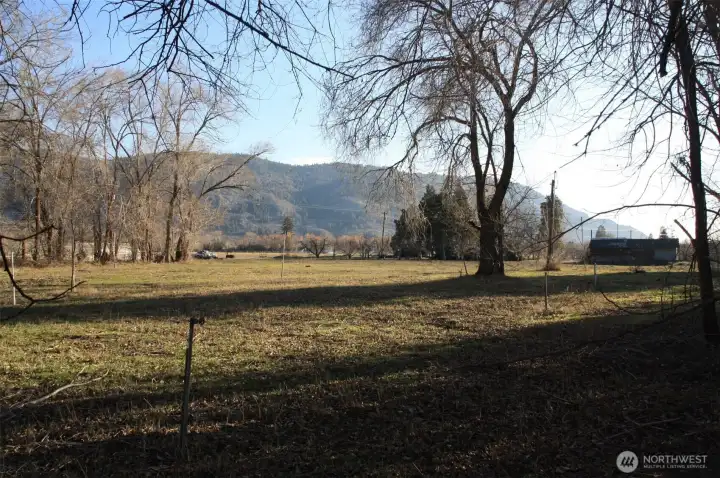 Back corner of property facing south/east.