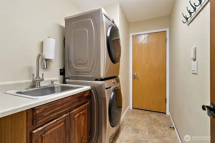 Main floor laundry.