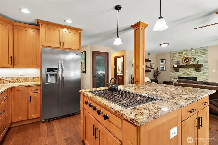Kitchen includes walk in pantry.